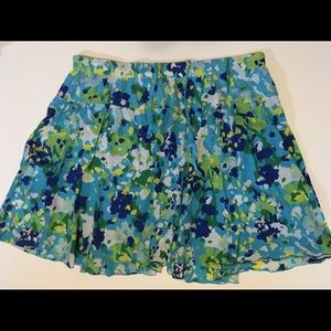 Old Navy summer skirt in blues and greens.